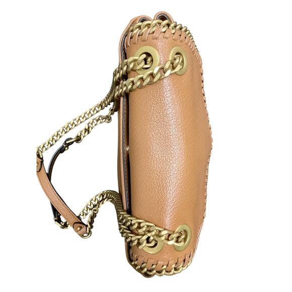 Rebecca Minkoff Purse Women’s 1Size Small Gold Link Chain Magnetic &Hook Closure - Picture 6 of 9